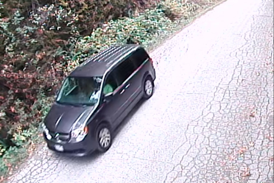 Jane Whitehouse was believed to have been at the wheel of her van when it was seen on Hicks Lake Road on Oct. 25 at about 4:10 p.m.