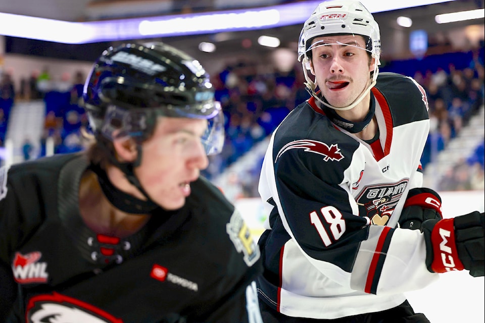 Vancouver Giants dropped a 6-5 decision to Portland Winterhawks in overtime inside the 91ԭ Events Centre on Saturday, Nov. 17 