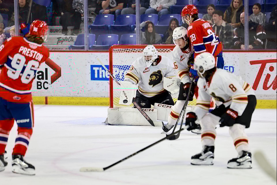 Vancouver Giants lost 5-1 to the Spokane Chiefs on Saturday night, Nov. 23 at the 91ԭ Events Centre.
The Giants' record falls to 9-8-4 this season, while the Chiefs improve to 15-9
