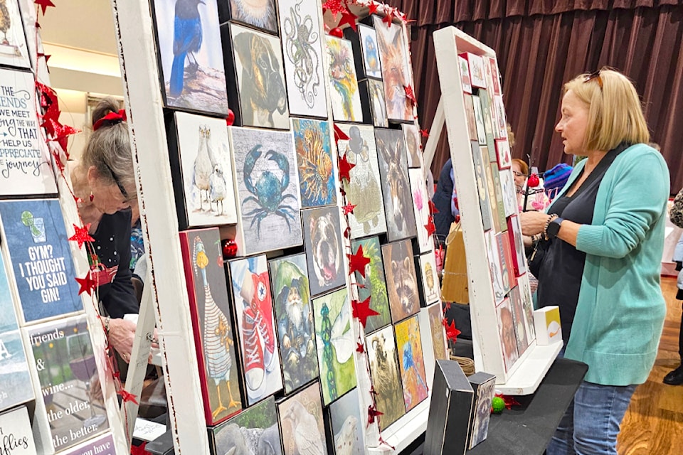 The 91ԭ Senior Resources Society centre holiday craft market was on Saturday, Nov. 23, 2024.