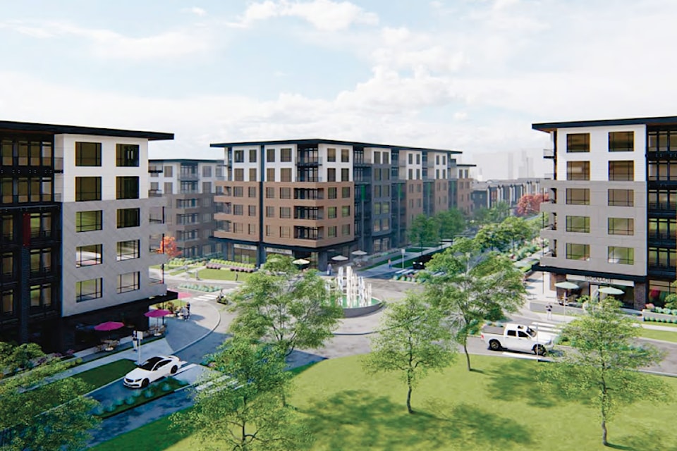 A rendering of part of the proposed development in the 20600 block of 67 Avenue.