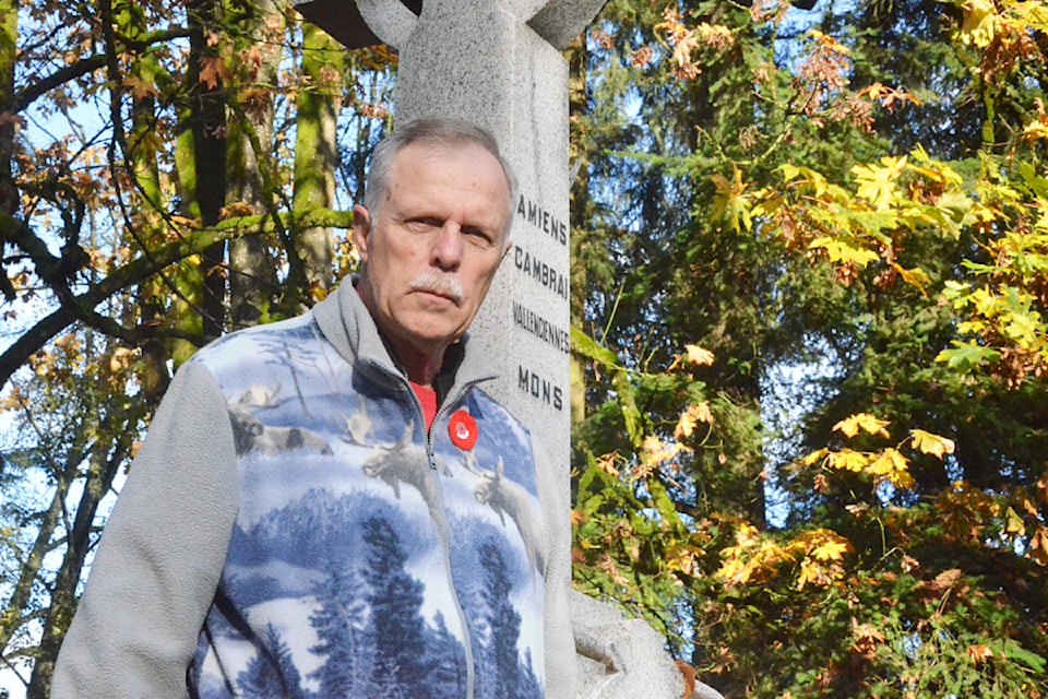Frank Bucholtz will serve as master of ceremonies at this year's Remembrance Day event at the Murrayville centoaph.