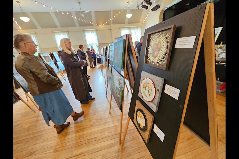 Port Kells Art Club annual show was underway at the heritage community hall in Fort 91ԭ on Sunday 
