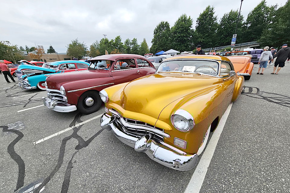About 300 cars packed the parking lot of the Kwantlen Polytechnic University 91ԭ City campus on Labour Day Monday, Sept. 2 for the Canadian Falcon Fairlane Comet Club's 40th anniversary.