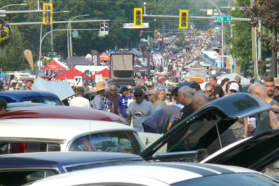 An estimated 1,200 vehicles were on view at the Good Times Cruise-In held Saturday, Sept. 7 in Aldergrove. 