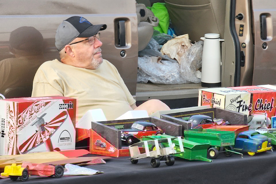 For the first time, the swap meet was held on the same day as Cruise-In as part of the Saturday car show in Aldergrove, on Sept. 7.. 