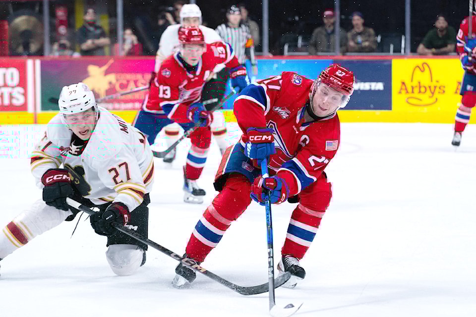 Vancouver Giants beat the Spokane Chiefs 3-2 in Game 3 of the playoffs Wednesday, and are set to play again Thursday.