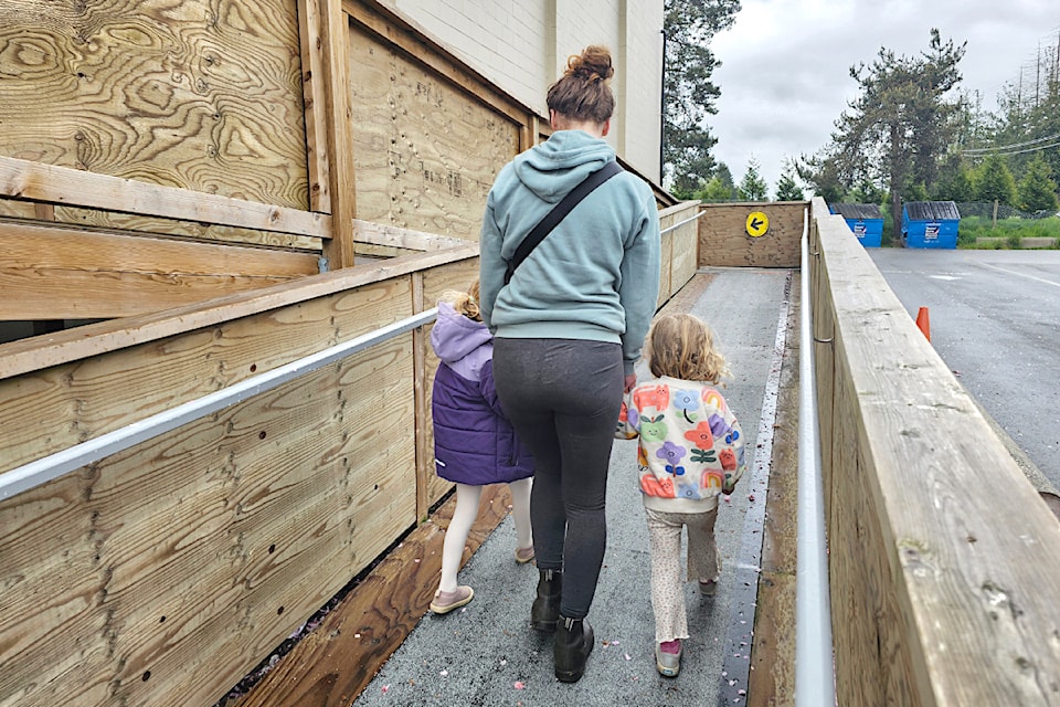 Voters were casting ballots at Wix-Brown school.