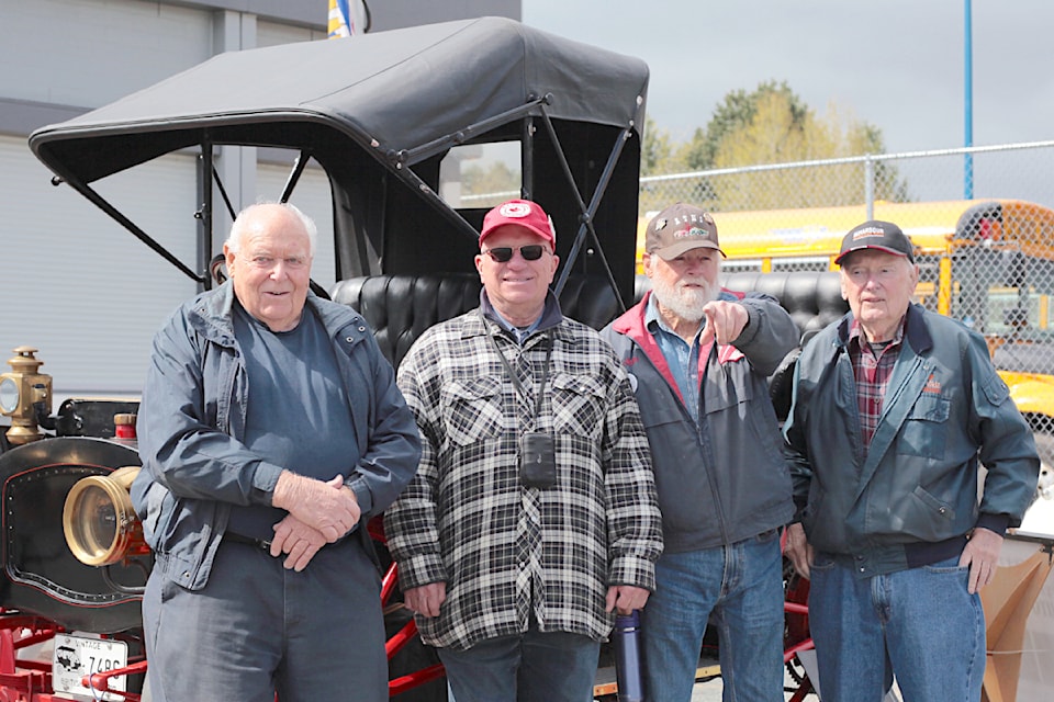 A 1926 Ford Model T restored by BC Pioneer Truck Society, with Mike Breed, Richard Stevenson, Bobb Williamson, and  Jim Hammer, was on view at the 11th Country Car Show at Aldergrove Community Secondary School on Sunday