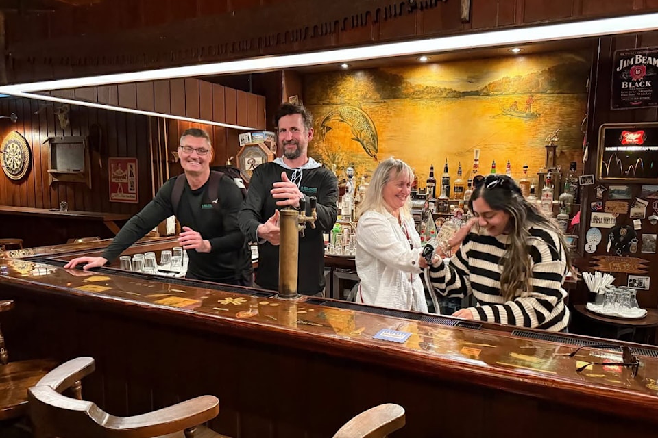 Metro Vancouver Regional Parks Foundation recently visited the set of Virgin River to chat with cast and crew participating in the fifth annual Real Earth Day Challenge, The team was given a tour of Jack's bar.