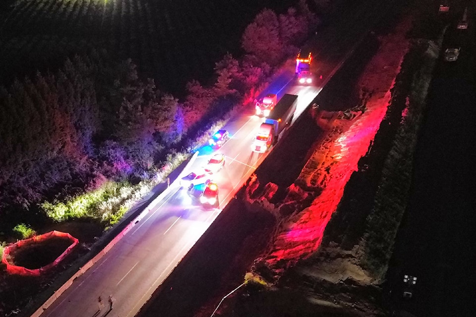 Police were called to the fatal collision around 8:22 p.m.