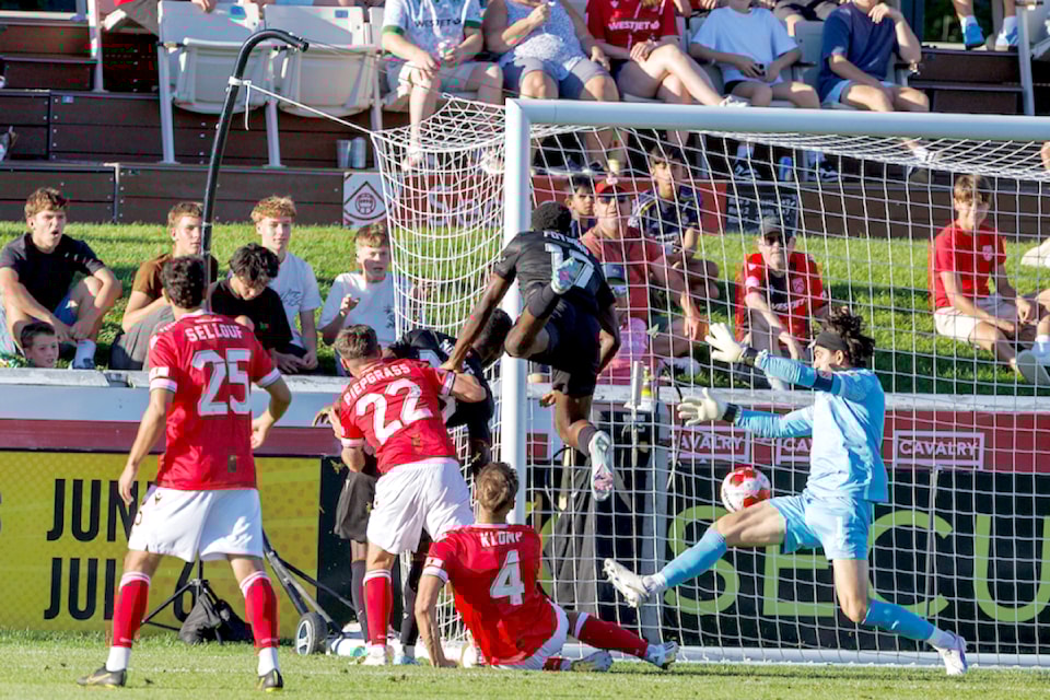 Cavalry FC pulled out a last-minute win against the Vancouver FC Eagles Sunday in Calgary.