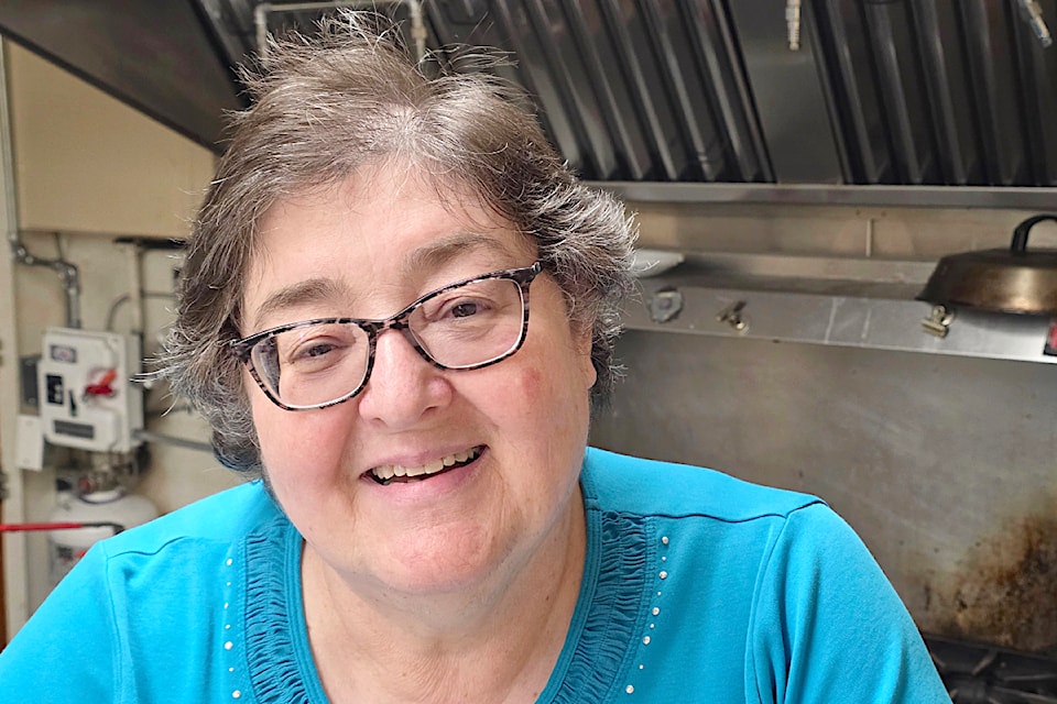 Cruise-In will be a busy day at the Royal Canadian Legion Aldergrove branch, said Madeleine Roach, Legion secretary manager, seen in the Legion kitchen that will be cooking early breakfast that day.
