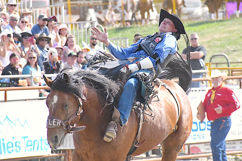 Riders from across the North American circuit were competing in bareback, ladies barrel racing, saddle bronc, and bull riding events.

