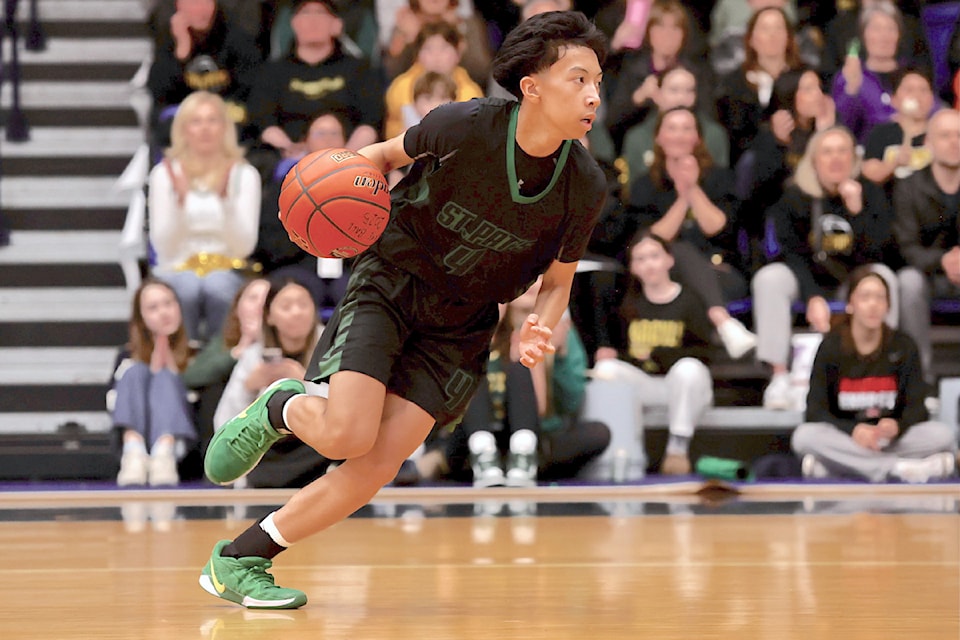 Vancouver’s St. Patrick Celtics defeated the Argyle Pipers (North Vancouver) in the championship final of the 2025 Junior Boys Basketball Invitational Tournament at 91ԭ Events Centre on Tuesday, Feb. 25