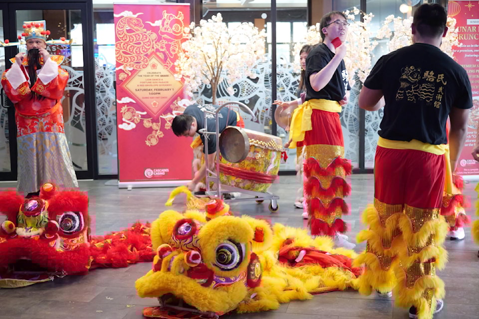 Music during the lion dance is performed live by a group of musicians using traditional instruments such as the drum, cymbals, and gong. The rhythm of the music dictates the lion's movements, with the drumbeat representing the heartbeat of the lion. 