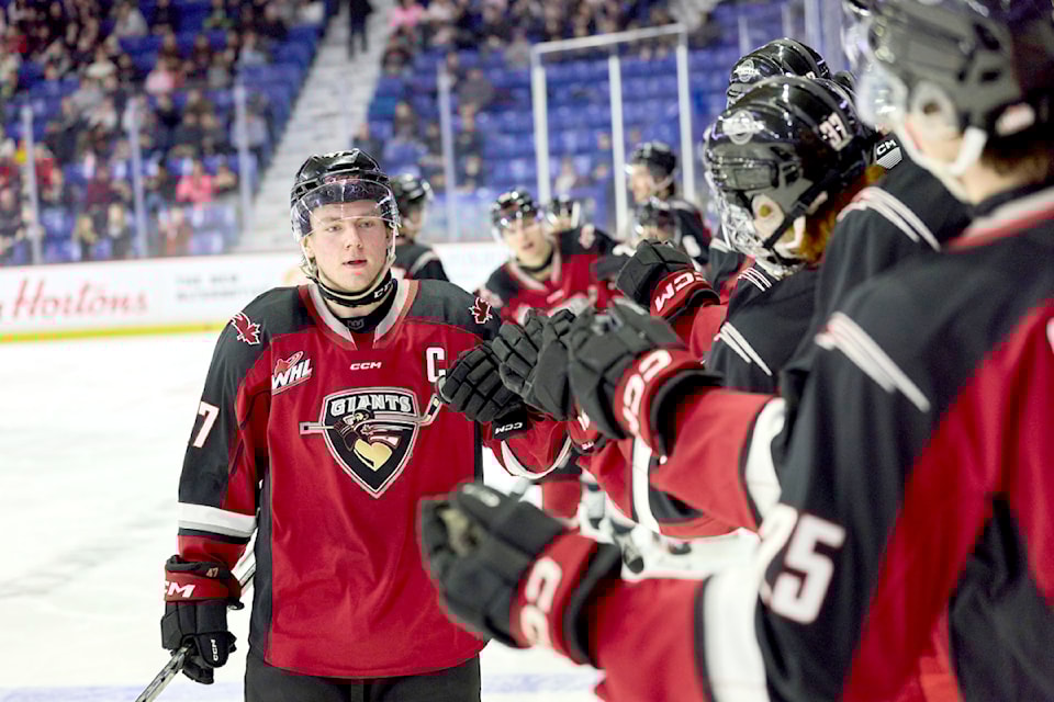 Mazden Leslie has been playing with the Vancouver Giants since 2020. After finishing this season, the G-Men's team captain is Ohio bound. 