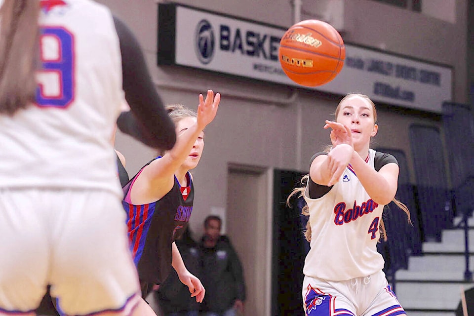 Brookswood Bobcats won gold at Saturday’s 3A BC School Sports Girls Basketball Provincial Championship in 2024. (Garrett James/91ԭ Events Centre/Special to 91ԭ Advance Times) 