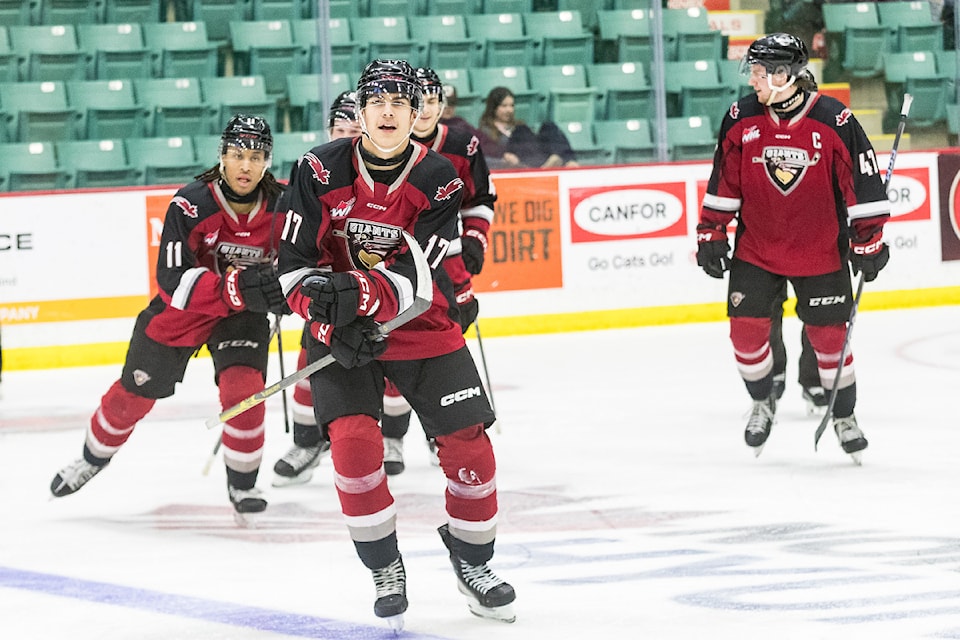 The Vancouver Giants were in Prince George to take on the Cougars Wednesay, Jan. 8, 2024. 
