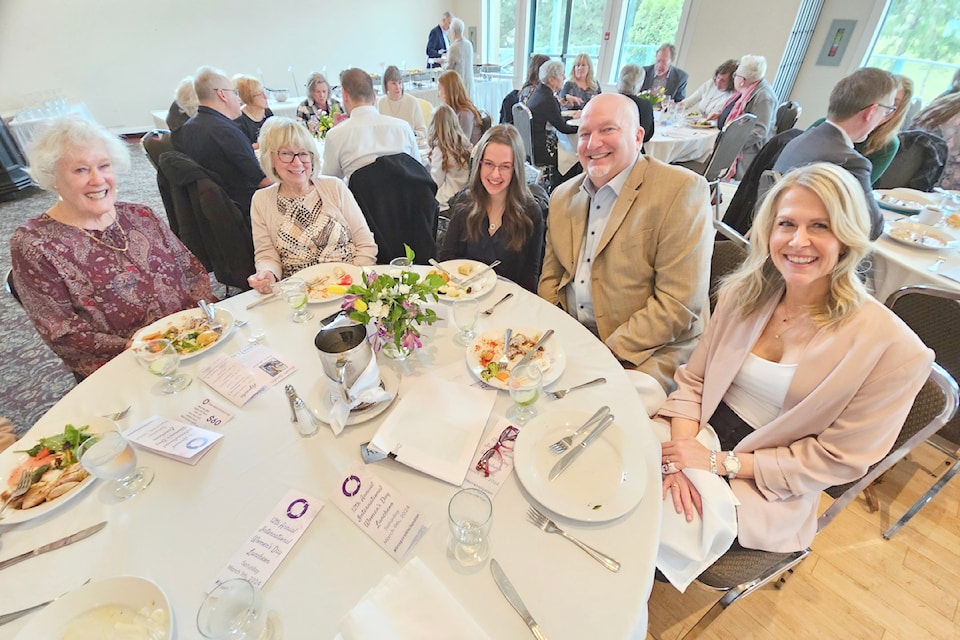 There was a sell-out crowd at the 91ԭ Golf and Banquet Centre for the 2024 Rotary International Women's Day luncheon and awards presentation.