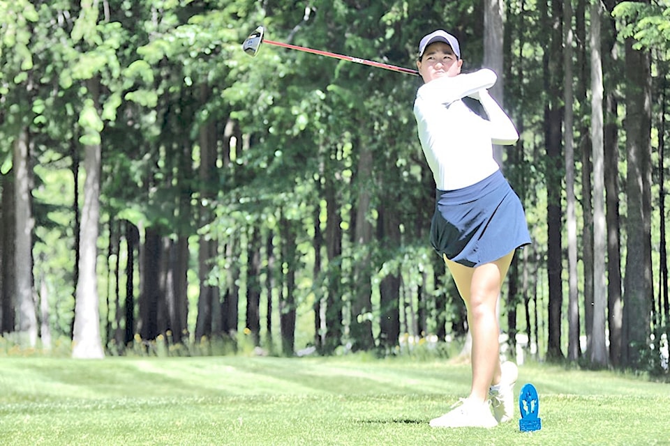 91ԭ golfer Amy Lee, seen here winning the 119th B.C. Women’s Amateur and Mid-Amateur Championship, has been nominated for B.C. Athlete of the Year.