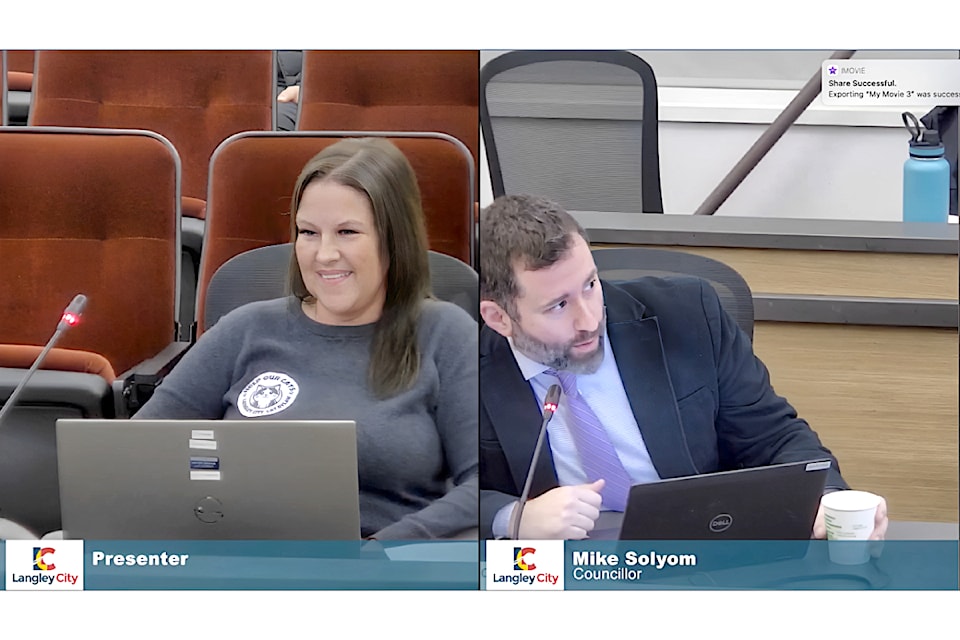 Langley City council gave a positive reception to a proposal that would create a cat bylaw that limits the maximum number of felines per household to 6. Presenter Laila Hamelin said the community "desperately needs a cat bylaw" to combat hoarding.