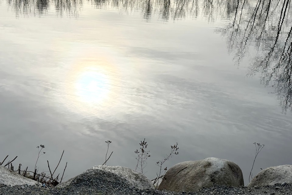 Elizabeth Anonby shared a picture of the winter sun recently reflecting off the water in Noel Booth Park.