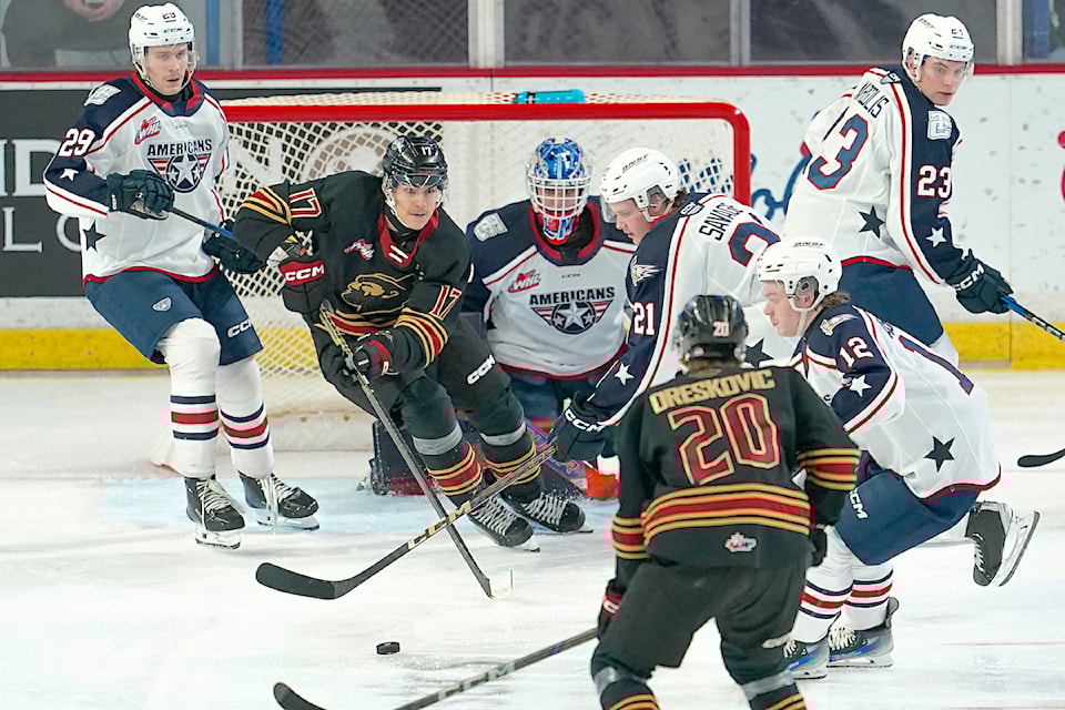  Vancouver Giants made the most of their opportunities on Friday night, Jan. 18 at the 91ԭ Events Centre, scoring twice in each period en route to a 6-3 win over the Tri-City Americans