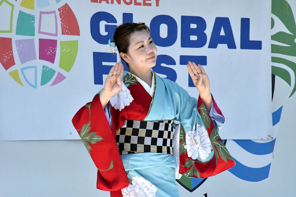 The Nishikawa dance troupe performed Japanese dances at  Global Fest on July 12, 2025. 