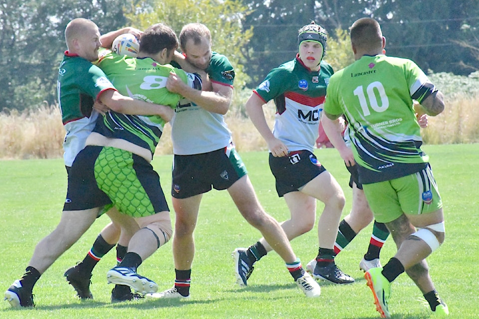 Vancouver Valley Vipers rugby league team took silver in the Rugby League in a close BC Grand Finals men’s championship against Whistler Wolves on Saturday, July 26 at the Langley Rugby Club field.