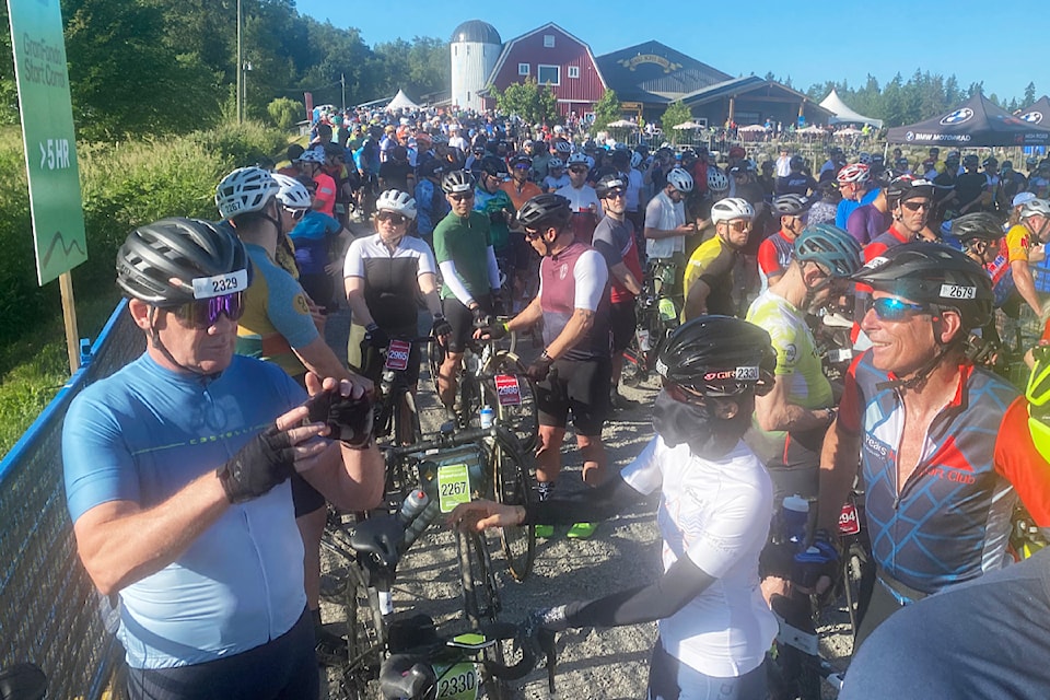 Taking part in the Valley Granfondo means you're one rider out of hundreds. 