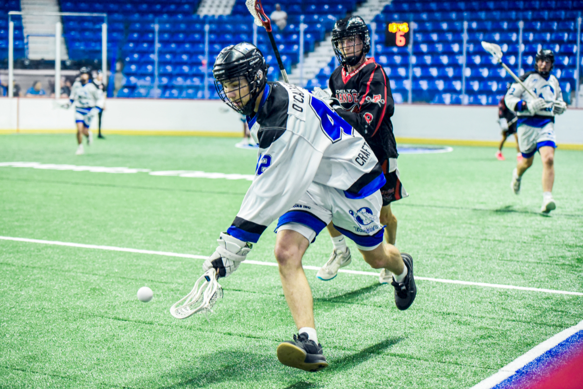 Lacrosse action