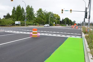 Construction on south end of 208 Street in  enters final phase