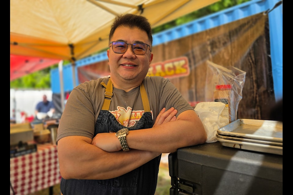 Meet In The Street barbecue contest and fundraiser is on till 4 p.m. in its new location at the Royal Canadian Legion Aldergrove branch.
