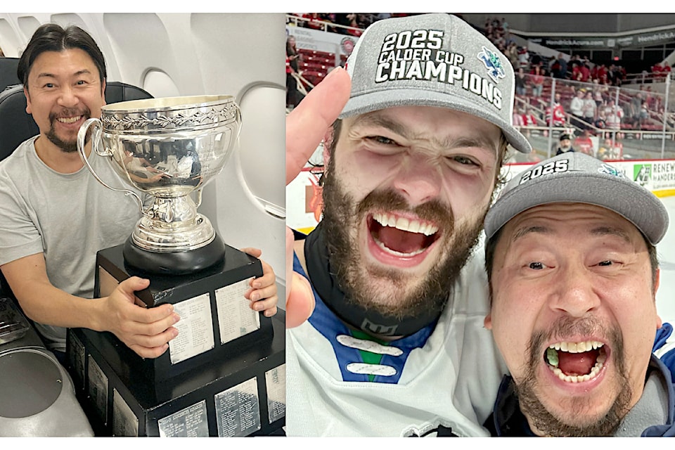 Abbotsford Canucks celebration