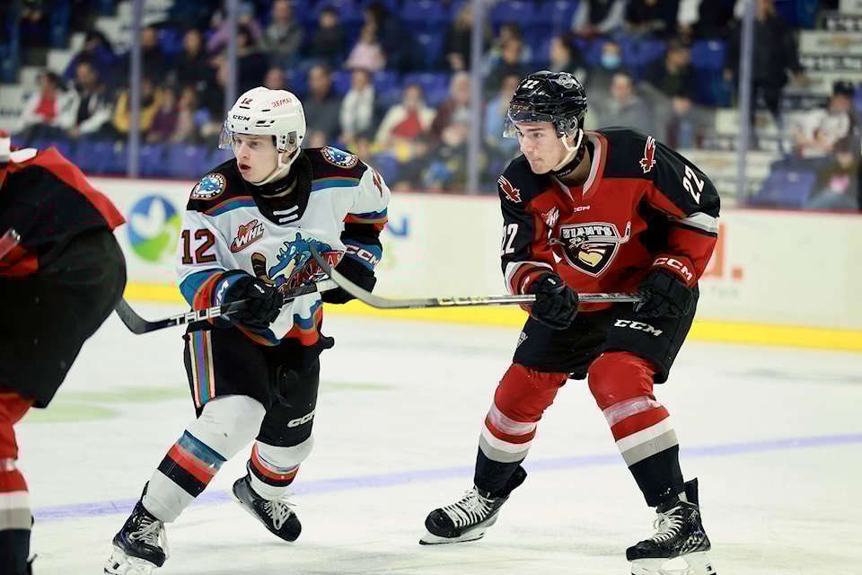 Giants ended their regular season on a high note on Sunday afternoon, using a four-goal first period to defeat the Kelowna Rockets 5-1 in front of 4,615 fans at the 91ԭ Events Centre