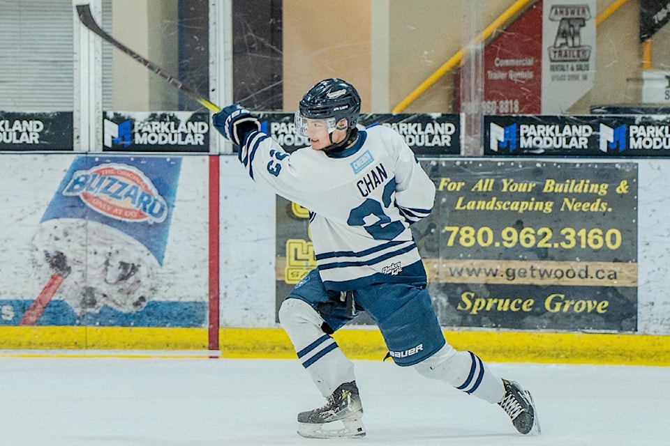 It was 91ԭ 91ԭ 3, Spruce Grove Saints 1, on Saturday, March 22.

