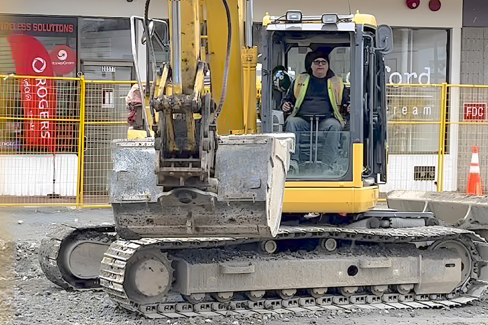 Work on the first phase of renovations to Langley City's one-way was expected to wrap up by the end of the month.