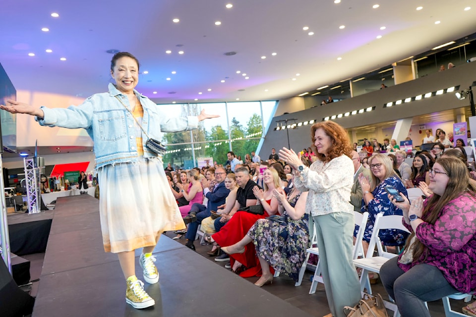 In Her Shoes fundraising fashion show, held last Friday, April 25, at the Audi 91ԭ, raised more than $160,000 for Sources charity. Neeco was one of the models.