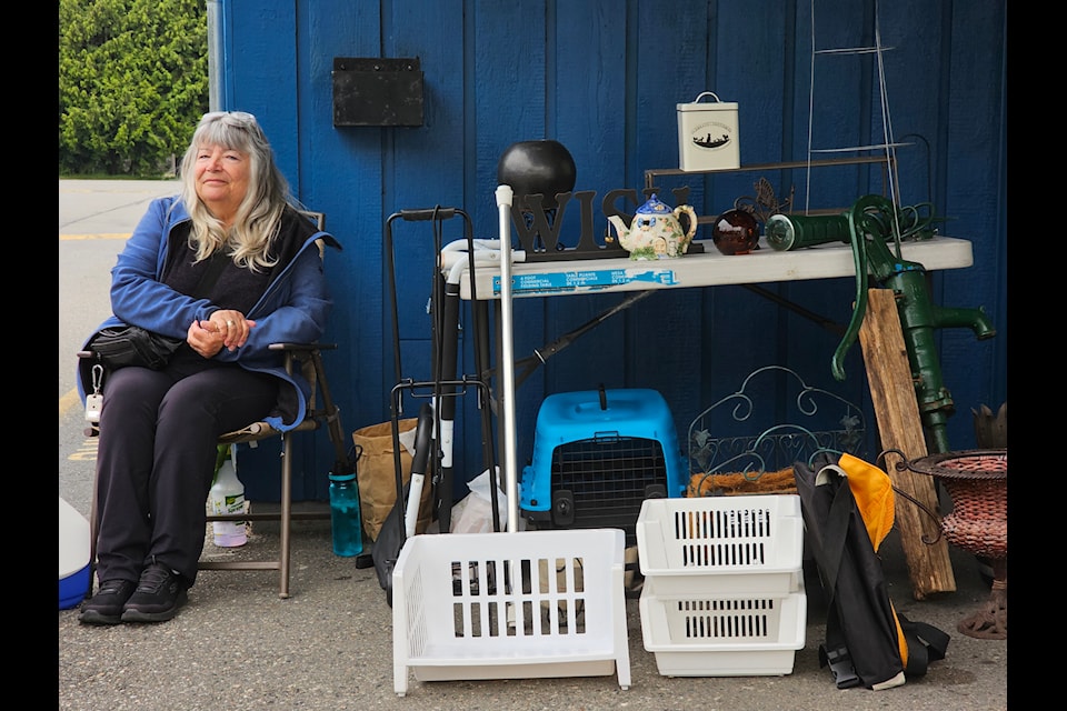 The annual swap meet by the Ladies Auxiliary at the Royal Canadian Legion Aldergrove branch.