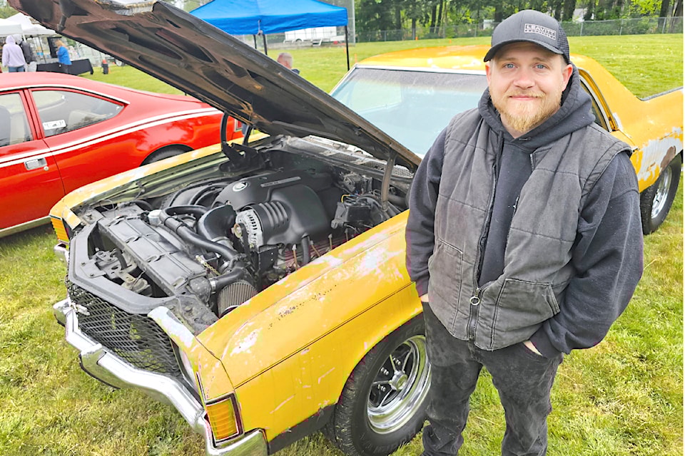 Trevor Robinson managed to fit a 6.0 liter Cadillac LQ9 engine into his project car. 