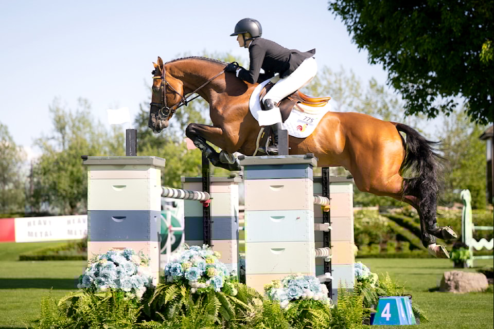 Tiffany Foster and her new horse, Anton, are reaching new heights together, winning the tbird CS14* Challenge 1.45m Thursday, May 22. They set the time to beat and couldn't be caught.