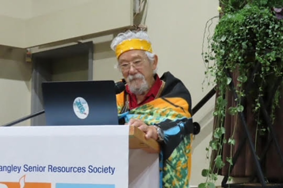 David Suzuki speaking