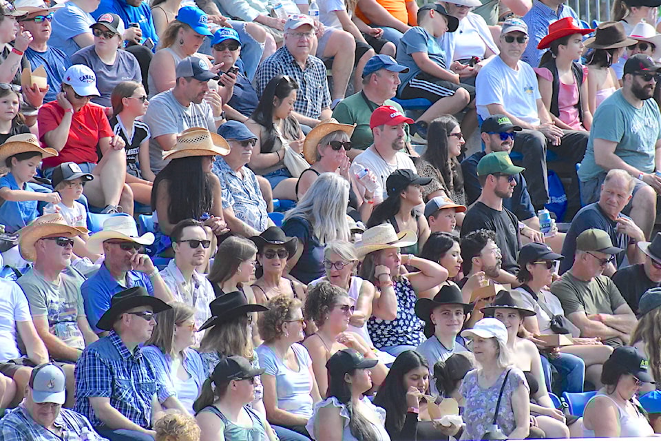 Valley West Stampede set a new attendance record of more than 18,000 for the three-day event over the Labour Day weekend in .
