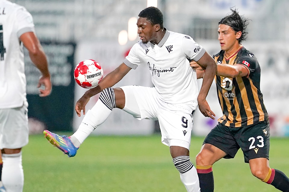 Valour FC knocked Vancouver FC out of the playoffs at Willoughby Stadium in .