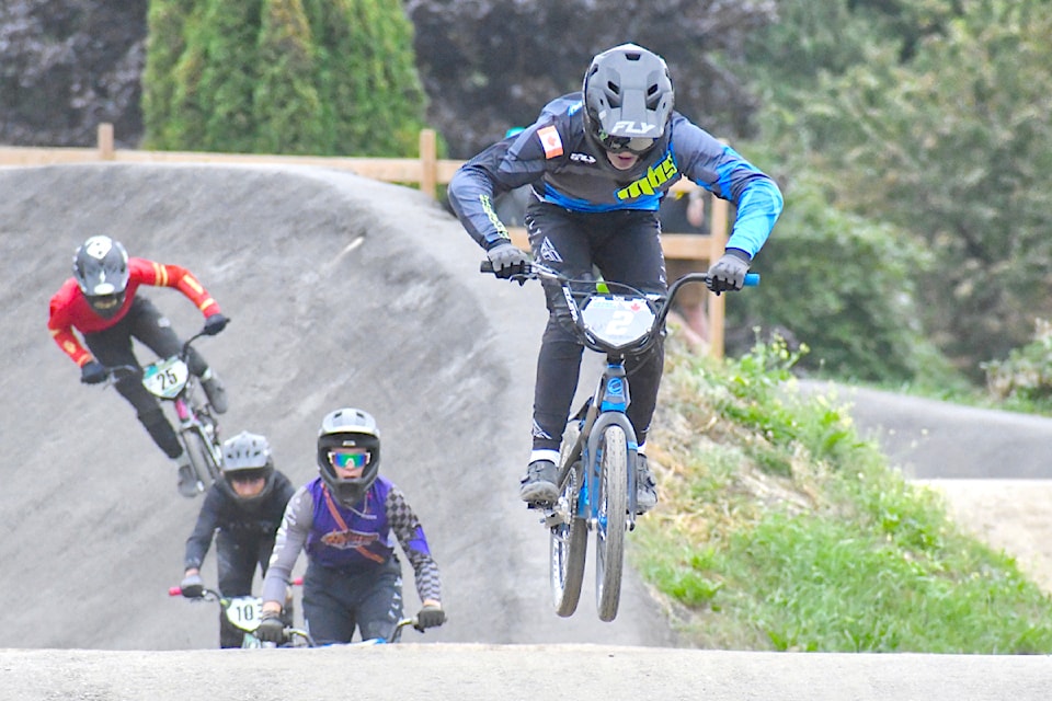 BMX riders at provincial championships