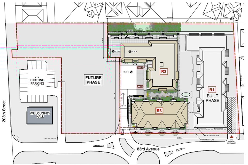 Condo development site near Willoughby Hall