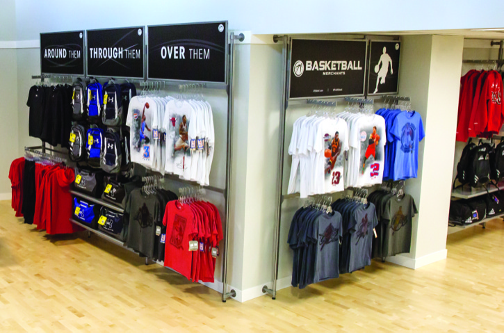 Basketball sales clothing store