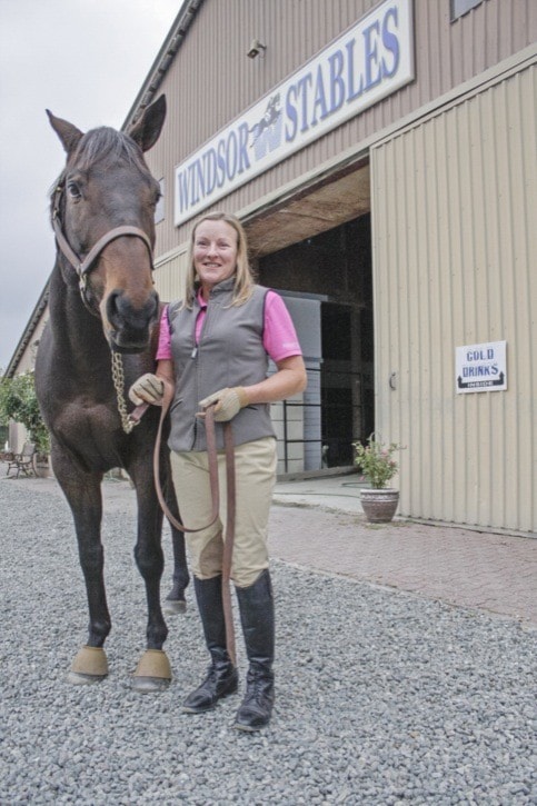Dan FERGUSON / Langley Times Oct 8 2014
With horse "Castles."