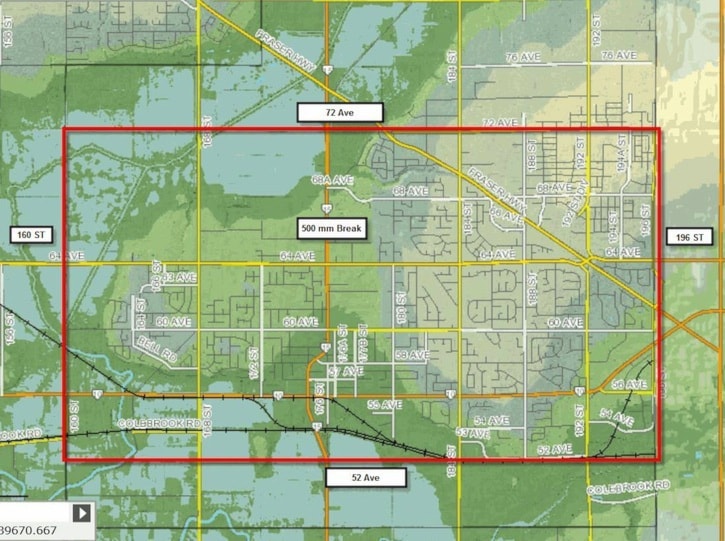 50370surreyCloverdaleWaterMainAffectedArea
